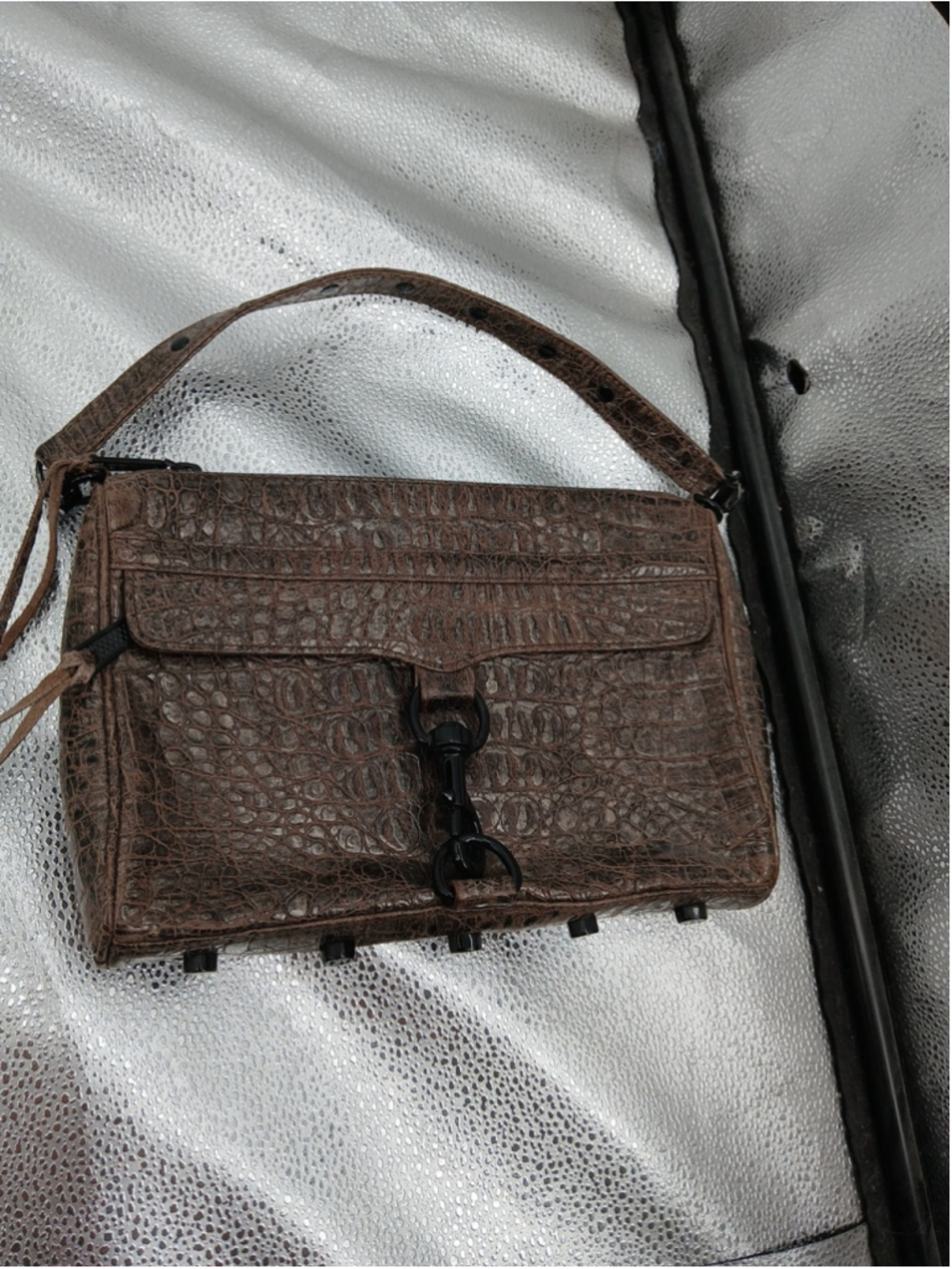 Rebecca Minkoff Brown Large Mac Altered Bag Purse - Picture 5 of 16